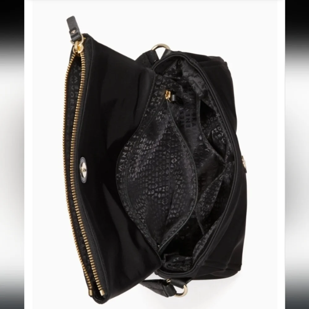 Kate Spade Wilson Road Miri Black Nylon Handbag_3